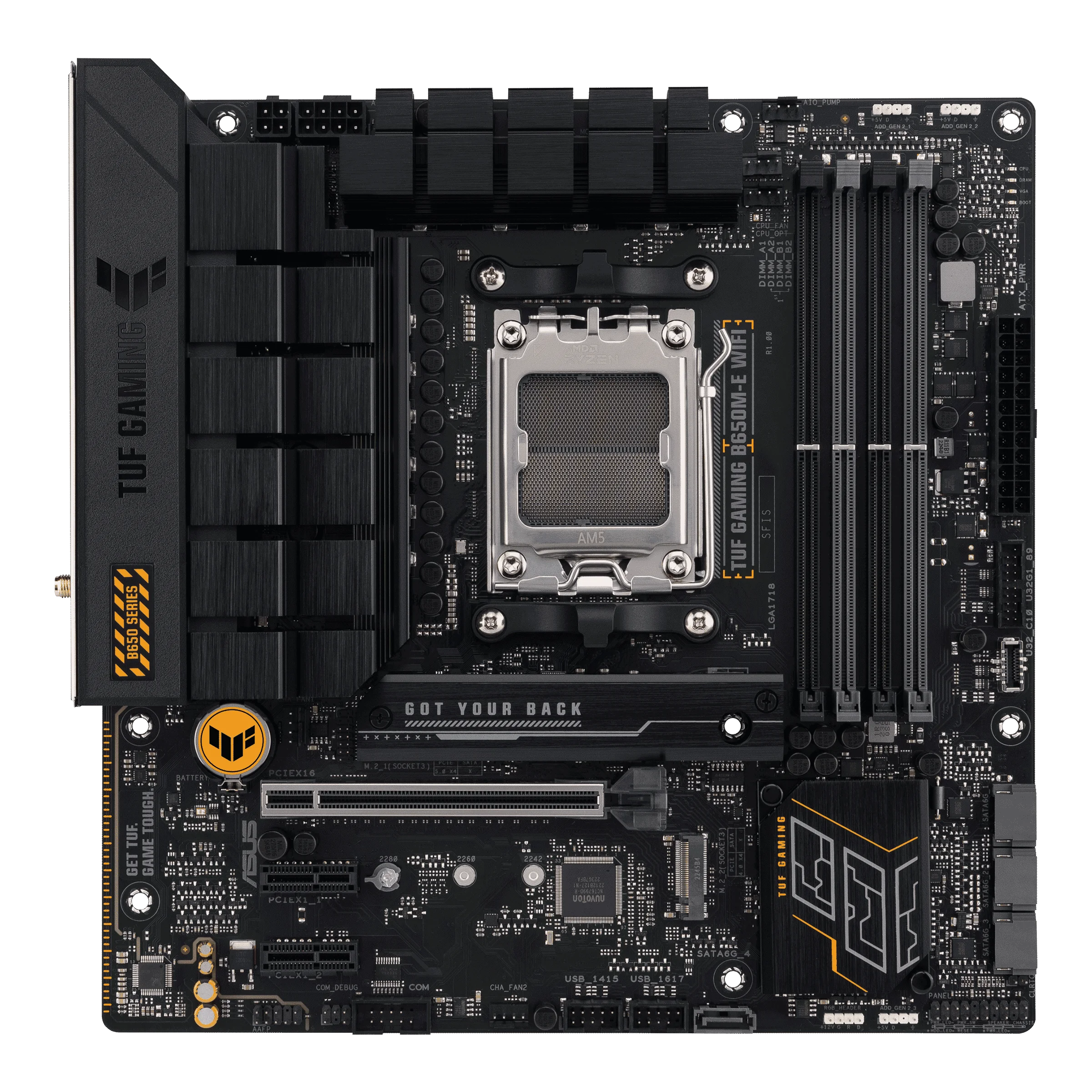 ASUS TUF GAMING B650M-E WIFI AMD Motherboard for AMD Ryzen™ 9000, 8000, and 7000 Series processors