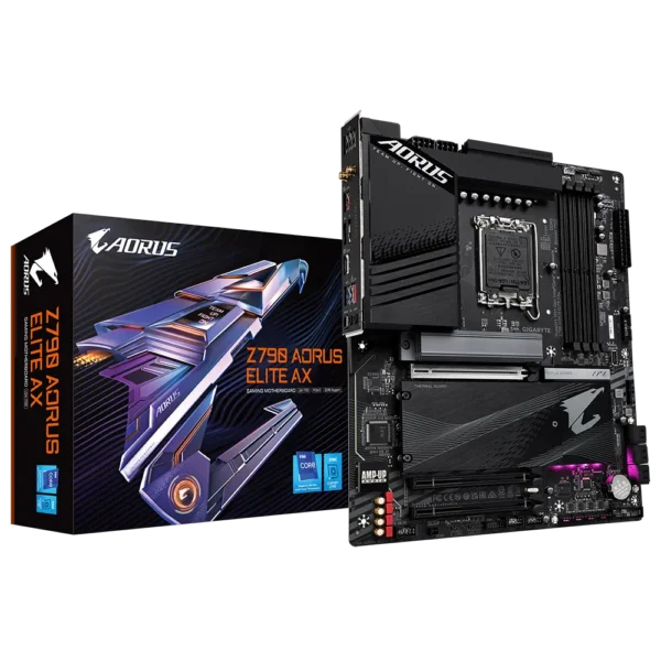 GIGABYTE MB Z790 AORUS ELITE AX DDR5 WIFI Motherboard for Intel® Core™ 14th, 13th, and 12th Generation LGA1700 Socket - Image 4