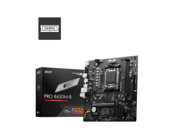 MSI PRO B650M-B Motherboard for AMD Ryzen™ 9000/ 8000/ 7000 Series Desktop Processors Socket AM5 - Image 4