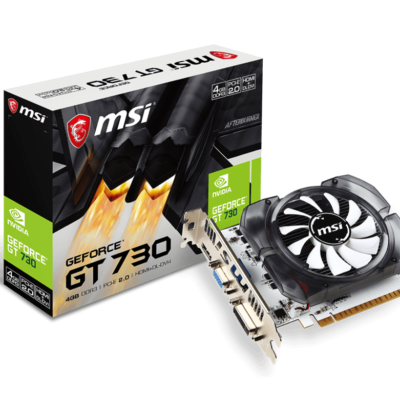 MSI NVIDIA GeForce® GT 730 4GB DDR3 Graphics Card