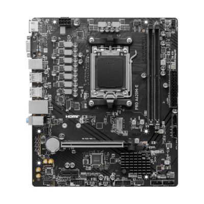 MSI PRO A620M-E Motherboard for AMD Ryzen™ 9000/ 8000/ 7000 Series Desktop Processors Socket AM5