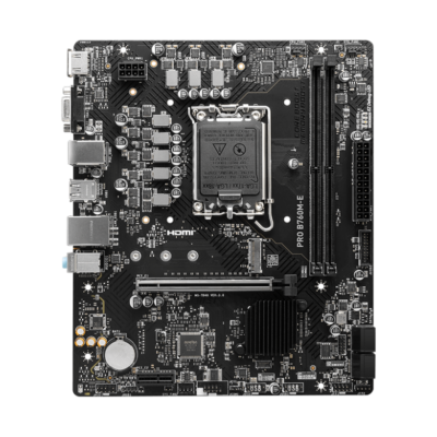 MSI PRO B760M-E DDR5 Motherboard for Intel® Core™ 14th, 13th & 12th Gen Processors