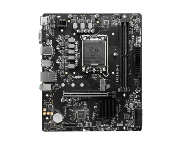 MSI PRO B760M-E DDR5 Motherboard for Intel® Core™ 14th, 13th & 12th Gen Processors