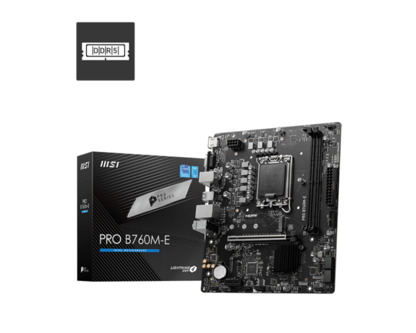 MSI PRO B760M-E DDR5 Motherboard for Intel® Core™ 14th, 13th & 12th Gen Processors - Image 4