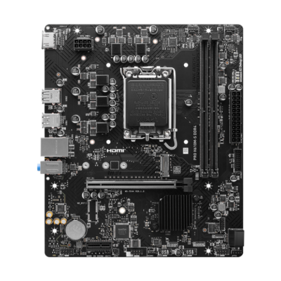 MSI PRO H610M-S DDR4 Motherboard for Intel® Core™ 14th, 13th & 12th Gen Processors