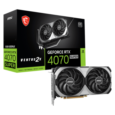 MSI GeForce RTX™ 4070 SUPER 12G VENTUS 2X OC