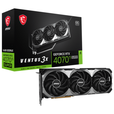 MSI GeForce RTX™ 4070 Ti SUPER 16G VENTUS 3X OC