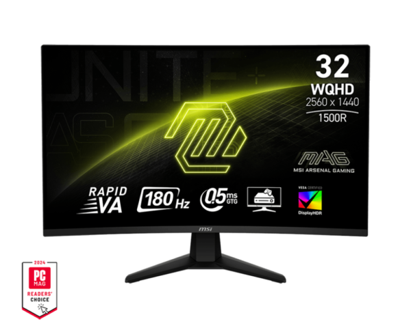 MSI MAG 32CQ6F Curved 2K 32 Inches Gaming Monitor