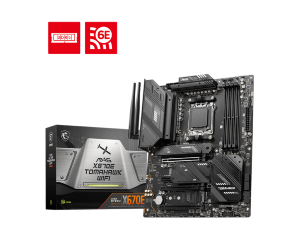 MSI MAG X670E TOMAHAWK WIFI Motherboard for AMD Ryzen™ 9000/ 8000/ 7000 Series Desktop Processors Socket AM5 - Image 4