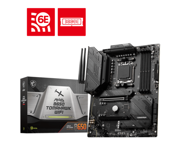 MSI MAG B650 TOMAHAWK WIFI Motherboard for AMD Ryzen™ 9000/ 8000/ 7000 Series Desktop Processors Socket AM5 - Image 3