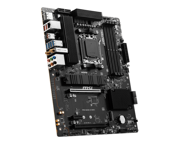 MSI PRO B650-S WIFI Motherboard for AMD Ryzen™ 9000/ 8000/ 7000 Series Desktop Processors Socket AM5 - Image 2