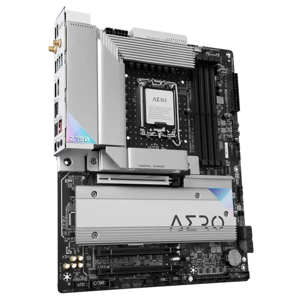 GIGABYTE MB Z790 AERO G DDR5 Motherboard for Intel® Core™14th, 13th, and 12th Generation Processors LGA1700 Socket - Image 2