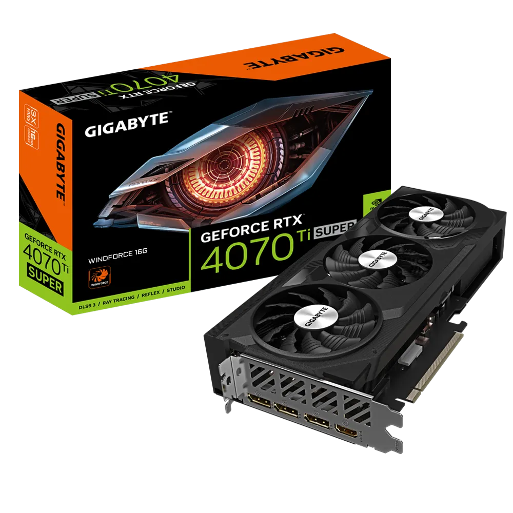 GigaByte GeForce RTX™ 4070 Ti SUPER WINDFORCE 16G