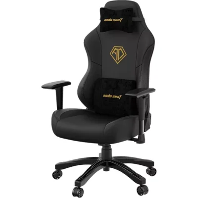 AndaSeat Phantom 3 Gaming Chair – Black & Gold