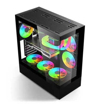 EASE EC123B Case Micro-ATX/ITX Tempered Glass Case