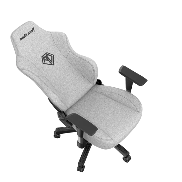 AndaSeat Phantom 3 Gaming Chair - Ash Grey Fabric - Image 3