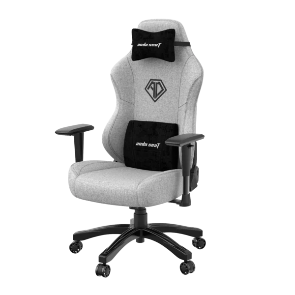 AndaSeat Phantom 3 Gaming Chair - Ash Grey Fabric - Image 5