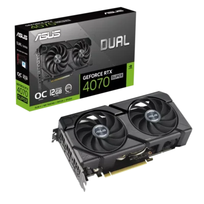 ASUS Dual GeForce RTX™ 4070 SUPER EVO OC Edition 12GB GDDR6X Graphics Card (SSF Compatible)