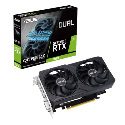 ASUS Dual GeForce RTX™ 3050 V2 OC Edition 8GB GDDR6 Graphics Card