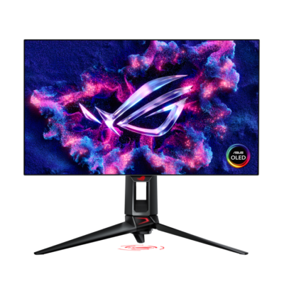 ASUS ROG Swift OLED PG27AQDP- 27-inch WOLED Panel, 480 Hz G-SYNC® Compatible, VESA DisplayHDR™ 400 True Black Gaming Monitor