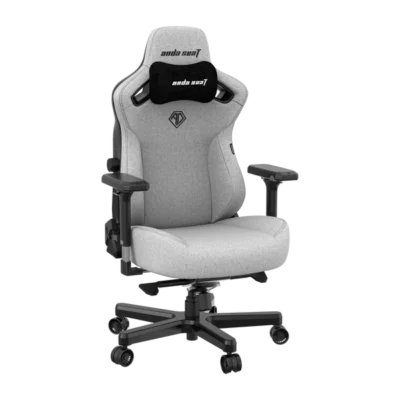 AndaSeat Kaiser 4 – Ash Grey Fabric XL-Size Gaming Chair