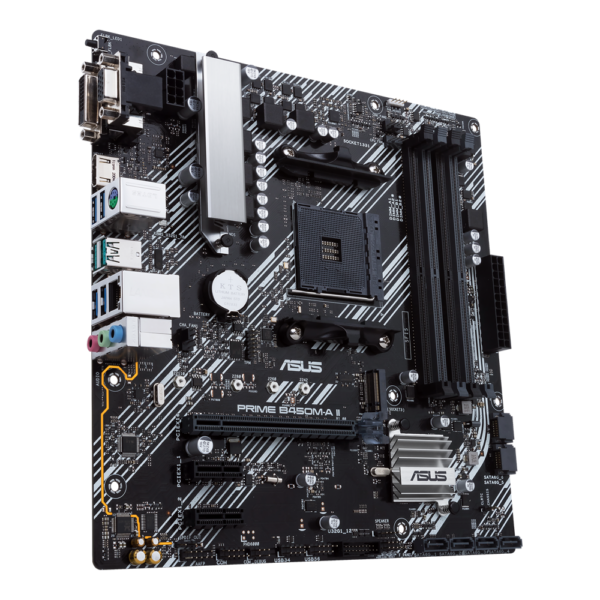 ASUS PRIME B450M-A II DDR4 Micro ATX AMD Motherboard for Ryzen 5000, 4000, 3000, 2000, and 1000 Series Processors - Image 5