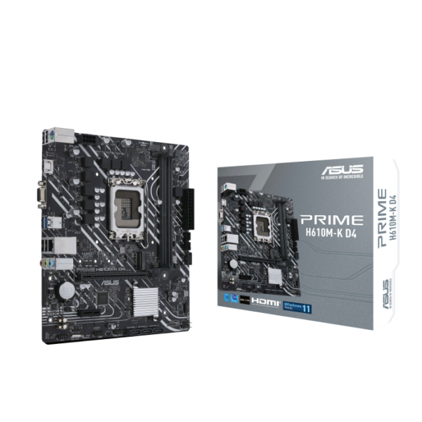 ASUS PRIME H610M-K DDR4 for Intel® LGA 1700 socket: Motherboard for Intel®14th, 13th & 12th Gen Processors - Image 4