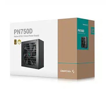 DeepCool PN750D 750W ATX 3.1 80+ Gold Non-Modular Power Supply