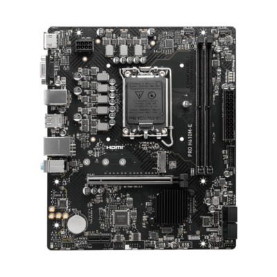 MSI PRO H610M-E DDR5 Motherboard for Intel® Core™ 14th, 13th &12th Gen Processors, LGA 1700