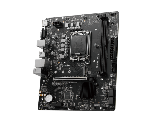 MSI PRO H610M-E DDR5 Motherboard for Intel® Core™ 14th, 13th &12th Gen Processors, LGA 1700 - Image 2