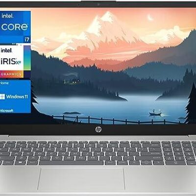 HP 15S-FD0110TU Laptop 13th Gen Core i7-1355U, 16GB DDR4, 512GB SSD, Intel Iris Xe Graphics, 15.6 Inches FHD IPS