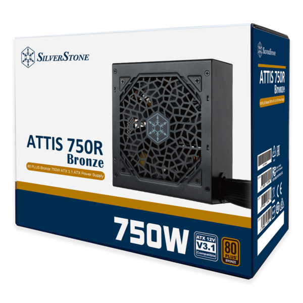 SilverStone ATTIS 750R Bronze 80 PLUS Bronze 750W ATX 3.1 ATX Power Supply