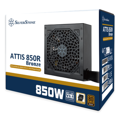 SilverStone ATTIS 850R Bronze 80 PLUS Bronze 850W ATX 3.1 ATX Power Supply