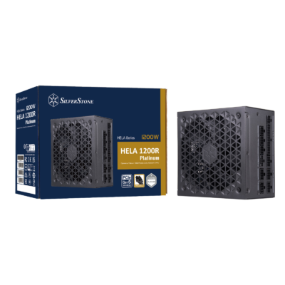 SilverStone HELA 1200R Platinum Cybenetics Platinum 1200W ATX 3.0 & PCIe 5.0 Fully Modular ATX Power Supply