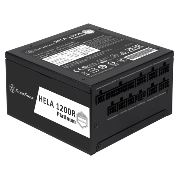 SilverStone HELA 1200R Platinum Cybenetics Platinum 1200W ATX 3.0 & PCIe 5.0 Fully Modular ATX Power Supply - Image 5