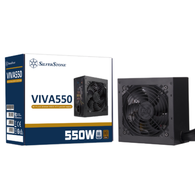 SilverStone VIVA 550 Bronze 80 PLUS Bronze 550W ATX Power Supply