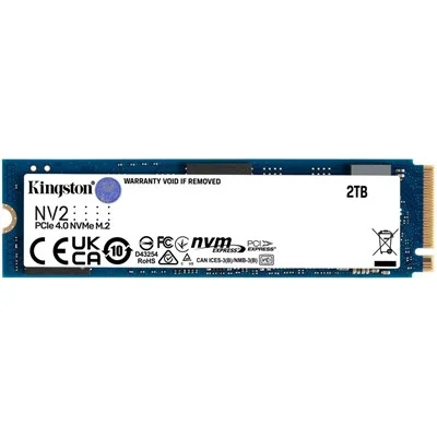 Kingston NV2 2TB PCIe 4.0 Gen 4 NVMe M.2 2280 SSD