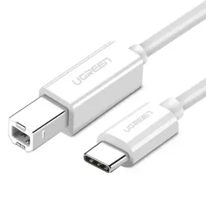 UGREEN USB-C to USB  2.0  Print Cable 1.5m (White)