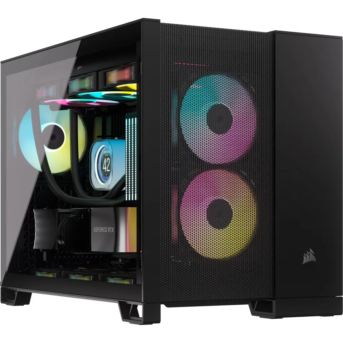 Corsair 2500D AIRFLOW Mid-Tower Dual Chamber PC Case – Black