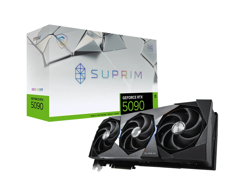 MSI GeForce RTX 5090 GAMING SUPRIM 32G SOC Graphics Card