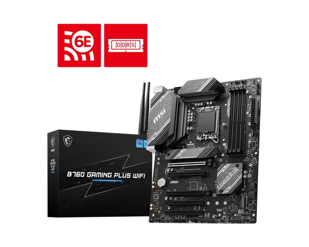 MSI B760M Gaming Plus WIFI | LGA1700| DDR5 | M-ATX